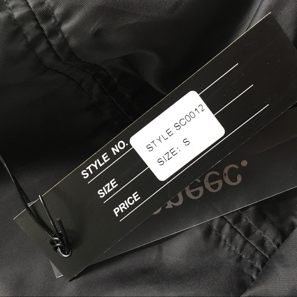 NWT Renee c. Black Windbreaker S - Picture 4 of 6